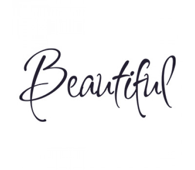 126839 Термотрансфер Beautiful синий